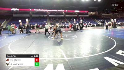 285 lbs Round Of 16 - Evan Ray, Keene vs Joaxis Medina, Springfield Central