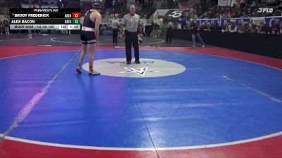 1A-4A 165 Quarterfinal - Brody Frederick, Oak Grove vs Alex Bacon, Bayside Academy