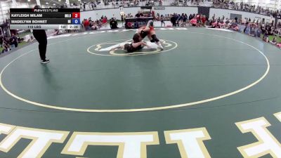 110 lbs Kayleigh Milam, Missouri Red vs Madelynn Bohnet, Nebraska