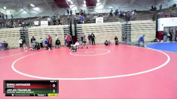 96-101 lbs Round 3 - Jaylen Franklin, Hardway Wrestling Academy vs Emma Haymaker, Kokomo