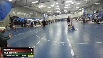 50-52 lbs Round 1 - Krue Rodrigues, Team Prestige vs Nixon Bagley, Westlake