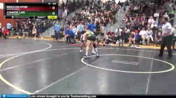 120 lbs Quarterfinal - Connor Law, SLAM Academy vs Braylon Hynd, Shadow Ridge