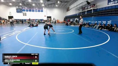 125 lbs Cons. Round 2 - Aiko Rubalcava, Thunder Basin vs Harley Frick, Cheyenne East