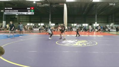 120 lbs Allday - Eli Davis, RALEIGH AREA WOLFPACK RED vs Aiden Gallegos, REAL LIFE WRESTLING CLUB