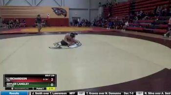 174 lbs 3rd Place Match - Lj Richardson, Coe vs Shyler Langley, Simpson