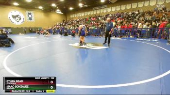 132 lbs Champ. Round 2 - Isaac Gonzalez, Western vs Ethan Beam, Stockdale