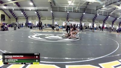 133 lbs Cons. Round 3 - Nathan Knowlton, Unattached vs Ky Szewczyk, Ohio Unattached