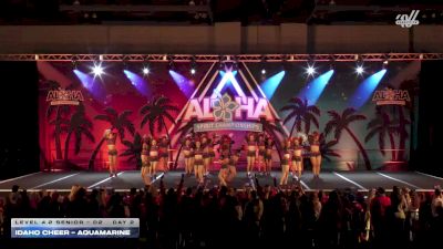 Idaho Cheer - Aquamarine [2026 L4.2 Senior - D2 Day 2] 2026 Aloha Portland Showdown