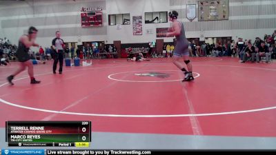 220 lbs Quarterfinal - Marco Reyes, Tri-City United vs Terrell Renne, Atwater-Cosmos-Grove City