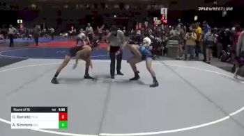 102 lbs Round Of 16 - Camillo Ramirez, Pounders WC vs Aiden Simmons, Driller WC