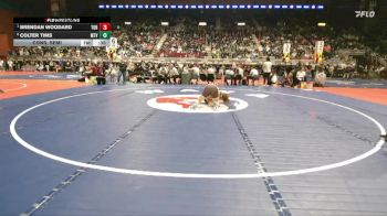 3A-157 lbs Cons. Semi - Brendan Woodard, Torrington vs Colter Tims, Mountain View