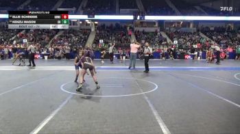 70 lbs Cons. Round 1 - Ellie Schridde, Great Bend Wrestling Club vs Kenzli Mason, Central Heights