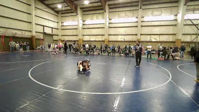 100 lbs Round 3 - Alicia Hansen, Murray Atlas vs Brooklyn Eagar, Charger Wrestling Club