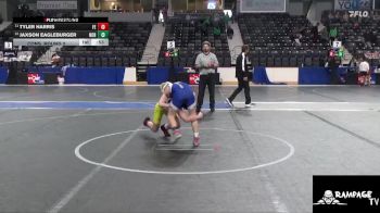 100 lbs Cons. Round 2 - Tyler Harris, Falcon Empire vs Jaxson Eagleburger, Norton