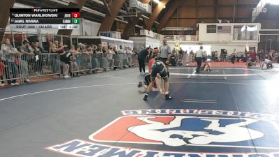 135 lbs Consi Of 8 #2 - Quinton Warlikowski, Journeymen WC vs Jamil Rivera, Hammer Wrestling