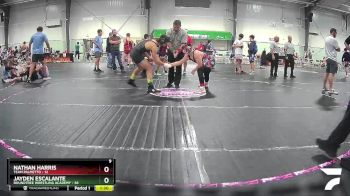 143 lbs Placement (4 Team) - Nathan Harris, Team Palmetto vs Jayden Escalante, Roundtree Wrestling Academy