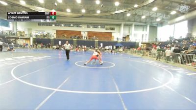 125 lbs Cons. Round 1 - Wyatt Gentzel, Cortland vs Cosmo Damiani, Ithaca