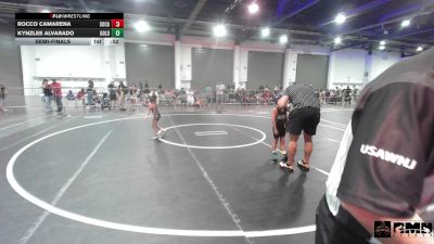 40 lbs Semifinal - Rocco Camarena, SoCal Hammers vs Kynzlee Alvarado, Golden Backs MRTC