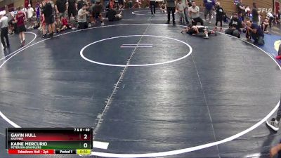 49 lbs Semifinal - Kaine Mercurio, Peterson Grapplers vs Gavin Hull, Kastner