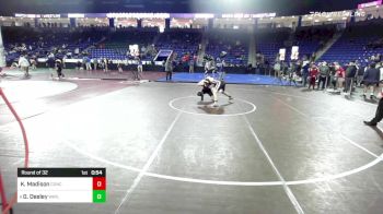 152 lbs Round Of 32 - Kaevryal Madison, Concord vs Greg Deeley, Wayland