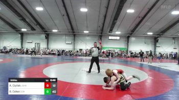 100 lbs Rr Rnd 1 - Andrew Ciptak, John Wayne Corcoran Wrestling Association vs Braxton Coker, Commerce Wrestling Club