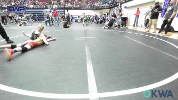 85 lbs 3rd Place - River Holcomb, Tecumseh Youth Wrestling vs Jacob Bohannan, Duncan Demons