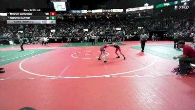 74 lbs Cons. Round 2 - Steven Castle, INL3 vs Brock Cardinal, WAD1