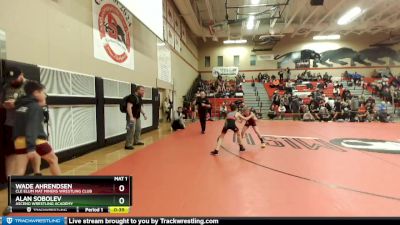 78 lbs Cons. Round 3 - Wade Ahrendsen, Cle Elum Mat Miners Wrestling Club vs Alan Sobolev, Ascend Wrestling Academy