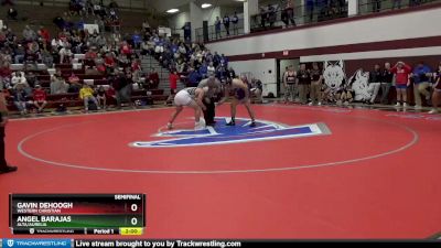 220 lbs Semifinal - Gavin DeHoogh, Western Christian vs Angel Barajas, Alta/Aurelia