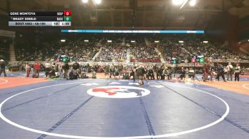 4A-190 lbs Champ. Round 1 - Brady Dibble, Natrona County vs Gene Montoya, Rock Springs
