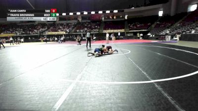 125 lbs Consi Of 8 #2 - Juan Cantu, Texas A & M vs Travis Browning, Mercyhurst