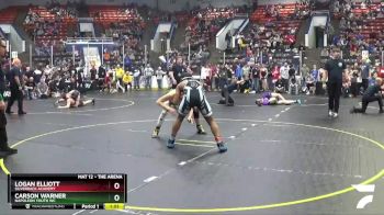 138 lbs Champ. Round 2 - Carson Warner, Napoleon Youth WC vs Logan Elliott, Silverback Academy