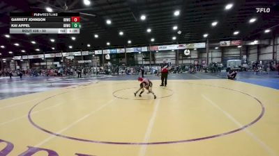 55 lbs Cons. Semi - Kai Appel, Dakota Boyz Wrestling Club vs Garrett Johnson, Dakota Boyz Wrestling Club