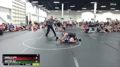 92 lbs Round 5 (6 Team) - Benton Alt, U2 Dynasty Uprising vs Owen Lloyd, PA Alliance