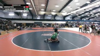141 lbs Cons. Round 3 - Jacob Grzybek, York vs Cristian Pote, Misericordia