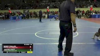 49 lbs Semifinal - Jaxton Hyatt, Triumph Wrestling Club vs Bodey Phillips, Bristow Youth Wrestling