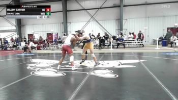 165 lbs Consi Of 8 #2 - Dillon Carter, Rhode Island College vs David Lisk, Western New England