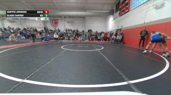 106 lbs Cons. Round 2 - Griffin Arnesen, Rocky Mountain vs Slade Carver, Nucla