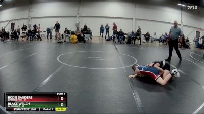 92 lbs Finals (2 Team) - Blake Welch, PA Alliance vs Bodie Sanders, Diamond Fish