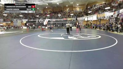 138 lbs Quarterfinal - Remington Droegemeir, Rossville Hs vs Hunter Sisson, Phillipsburg Hs