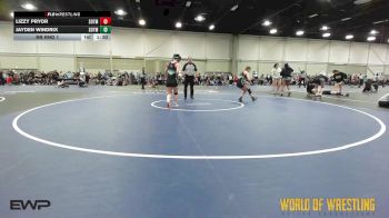 115 lbs Rr Rnd 1 - Lizzy Pryor, SOTM Lady Outlaw Little vs Jayden Windrix, SOTM Big