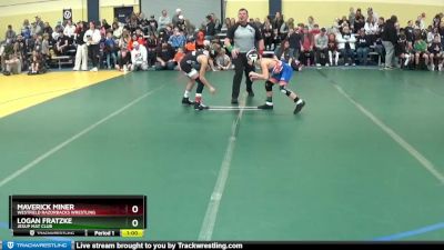 70 9U Champ. Round 1 - Maverick Miner, Westfield Razorbacks Wrestling vs Logan Fratzke, Jesup Mat Club