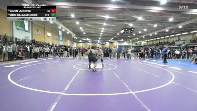 285 lbs Round Of 32 - Aiden Larrivee, La Salle Academy vs Jose Salazar Ubico, Central