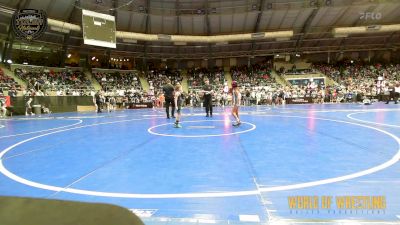 61 lbs Consi Of 16 #2 - Norah Albadri, Greater Heights Wrestling vs Kyleigh Danielson, Texas Elite