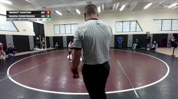 138 lbs Cons. Round 4 - Mason Christenson, Lovell vs Bennett Sanford, Greybull/Riverside