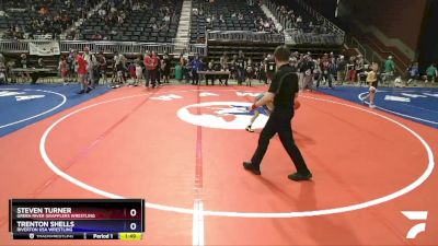 67 lbs Champ. Round 1 - Steven Turner, Green River Grapplers Wrestling vs Trenton Shells, Riverton USA Wrestling