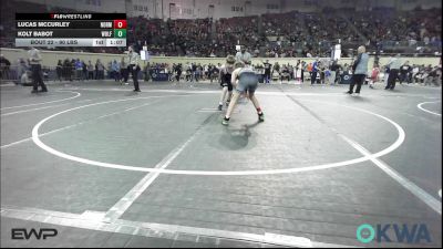 90 lbs Round Of 16 - Lucas McCurley, Norman Grappling Club vs Kolt Babot, Wolfpak Wrestling