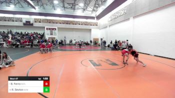 138 lbs Round Of 16 - Braxton Ferro, North Attleborough vs Ryan Sexton, Agawam