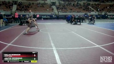 D1-132 lbs Cons. Round 2 - Ashton Woodhead, Sandra Day OConnor Hs vs Dallas Robinson, Desert Ridge