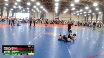 96 lbs Rd# 6- 9:00am Saturday Final Pool - Kayden Madrigal, West Coast Elite vs Andrew Flores, Rough House